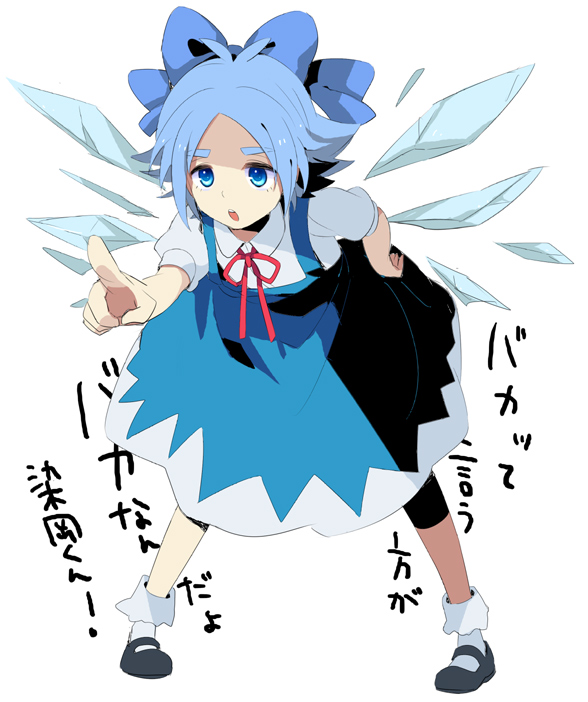 cirno and fubuki shirou (touhou and 1 more) drawn by torinotori29