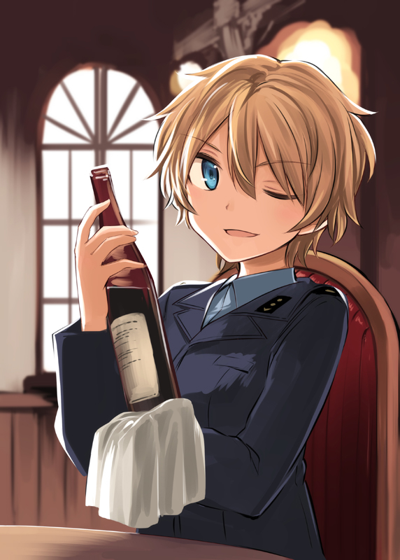 waltrud krupinski (world witches series and 1 more) drawn by tsuchii_(ramakifrau)