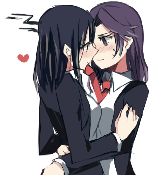 touyoko momoko and kajiki yumi (saki) drawn by aoki_shizumi