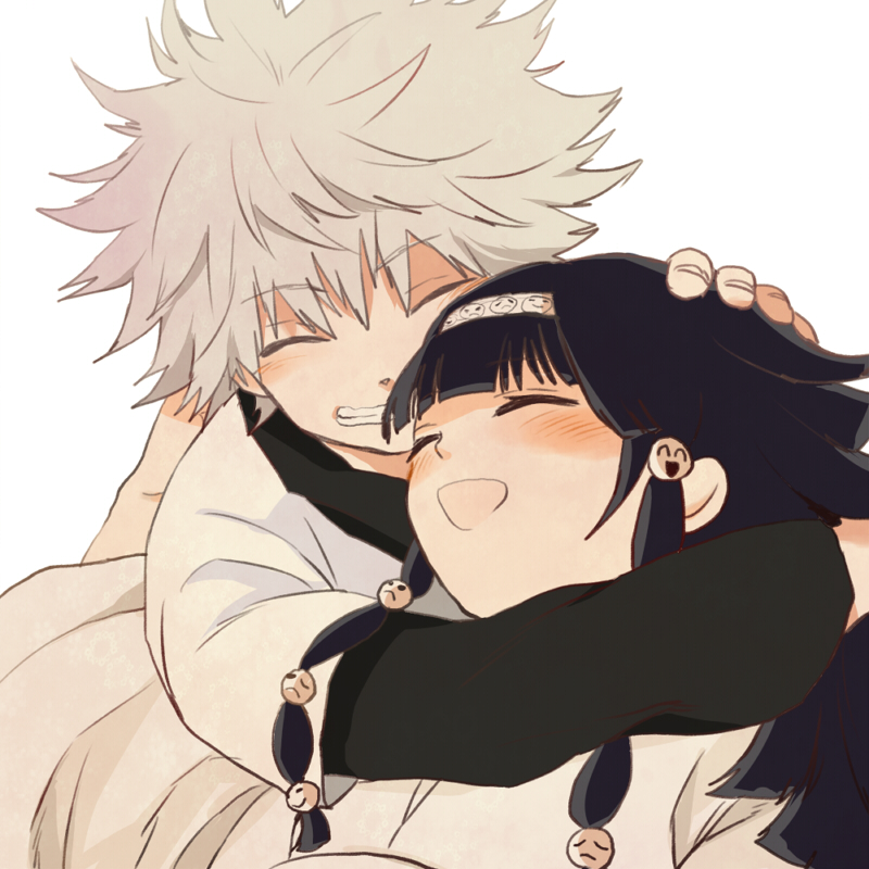 killua zoldyck and alluka zoldyck (hunter x hunter) drawn by nii_(aaaelrrroas)