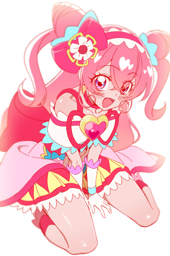 nagomi yui and cure precious (precure and 1 more) drawn by bbunyuchan0000