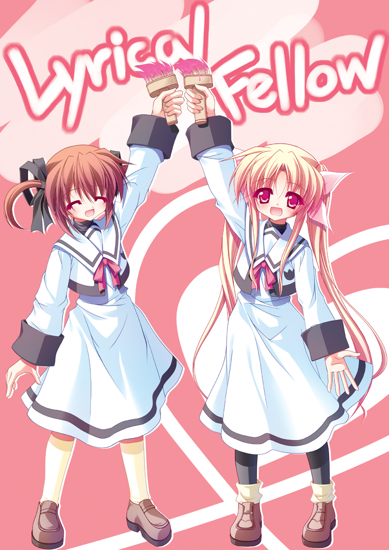 fate testarossa and takamachi nanoha (lyrical nanoha and 2 more)