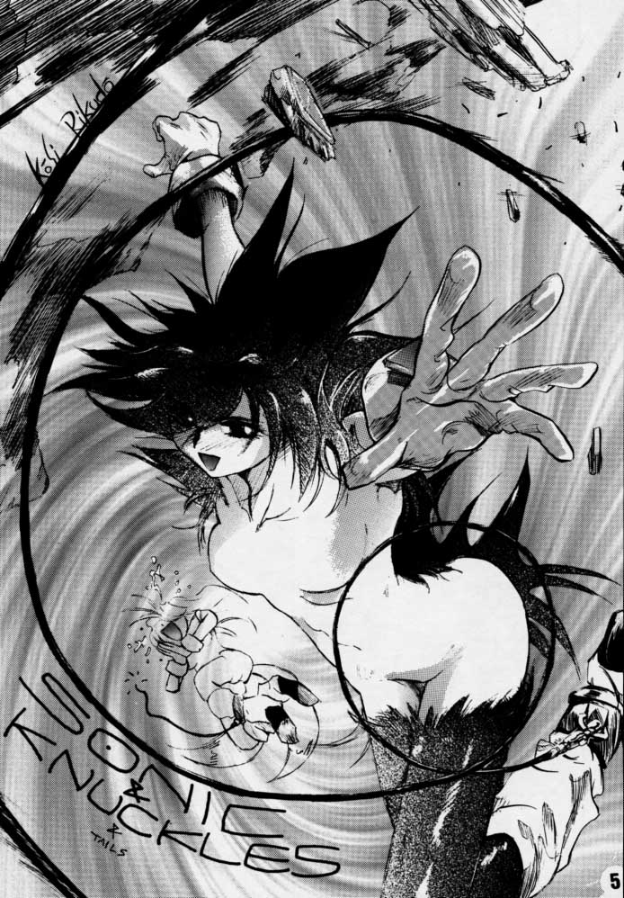 sonic the hedgehog and tails (sonic) drawn by rikudou_koushi
