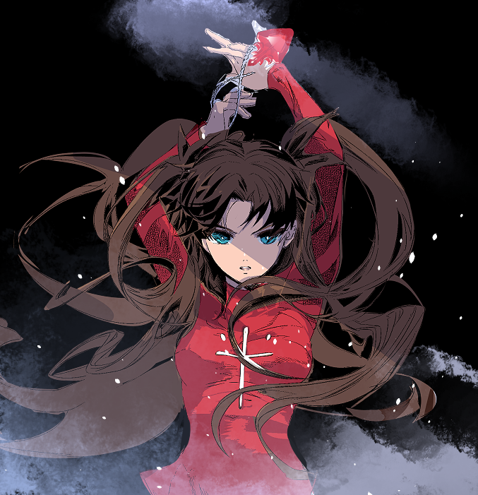 tohsaka rin (fate and 1 more) drawn by cofffee