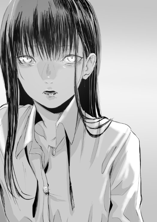 haibara ayako (fatal frame and 1 more) drawn by gauss_<bokashi
