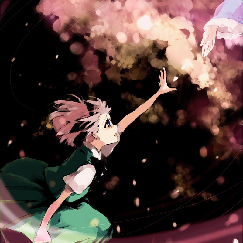konpaku youmu and saigyouji yuyuko (touhou) drawn by popoin