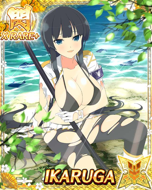 ikaruga (senran kagura and 1 more) drawn by yaegashi_nan