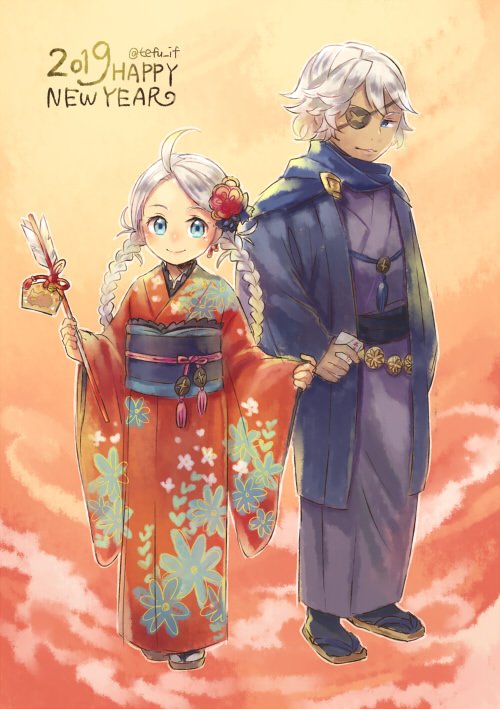 nina and niles (fire emblem and 1 more) drawn by tefutene