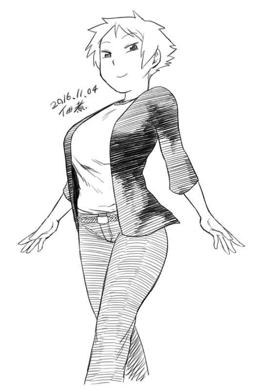 tsurime-chan (original) drawn by tsukudani_(coke-buta)