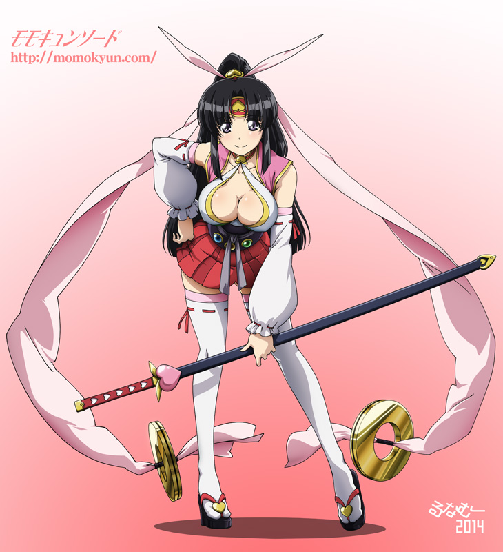 momoko (momo kyun sword) drawn by lunamoon