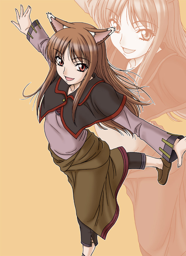 holo (spice and wolf) drawn by misnon_the_great