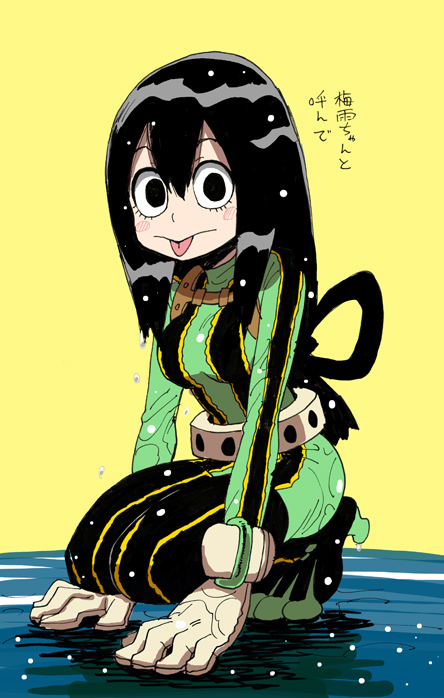 asui tsuyu (boku no hero academia) drawn by mizukami_satoshi