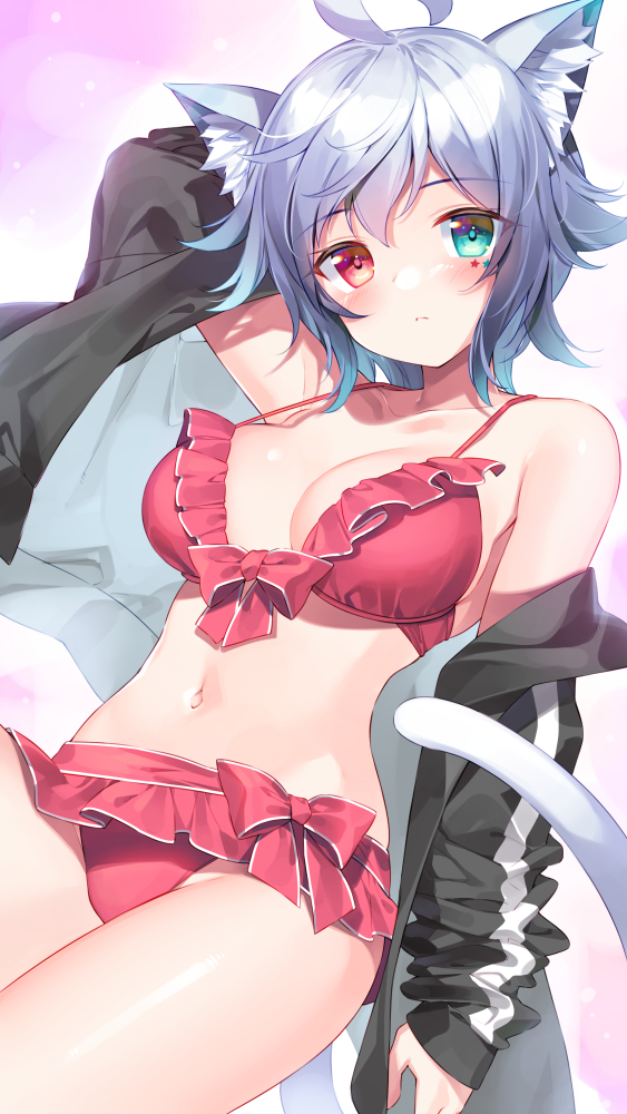 nekomimi aria (indie virtual youtuber) drawn by bucchake_(asami)