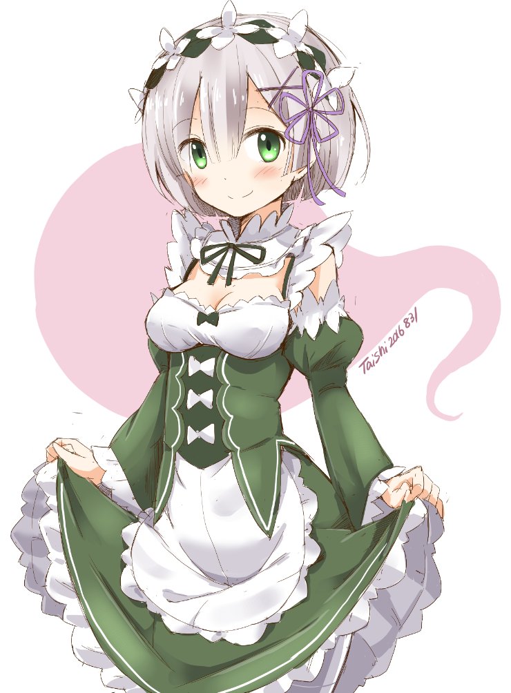 konpaku youmu and rem (touhou and 1 more) drawn by shimouki_izui