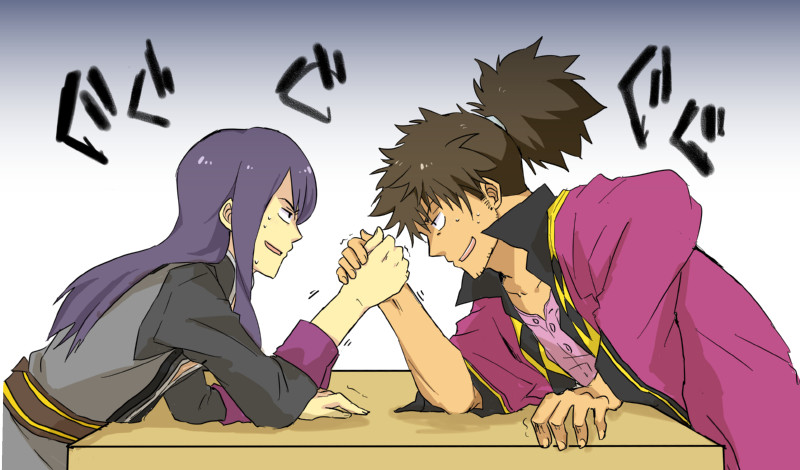 yuri lowell and raven (tales of and 1 more) drawn by monaka_(popoko)