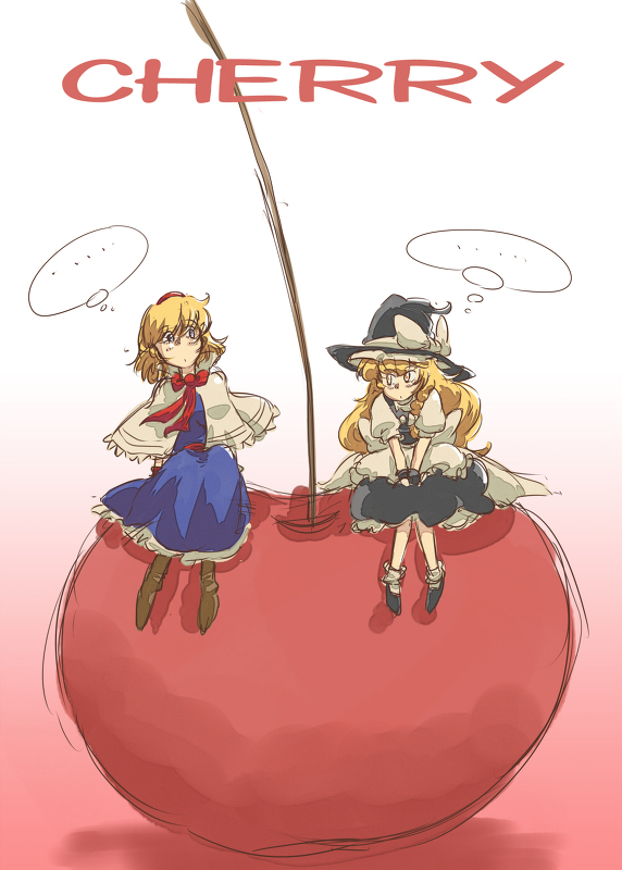kirisame marisa and alice margatroid (touhou) drawn by non_(z-art)