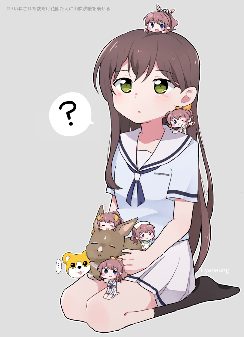 hanazono tae, yamabuki saya, michelle, and occhan (bang dream!) drawn by gyaheung