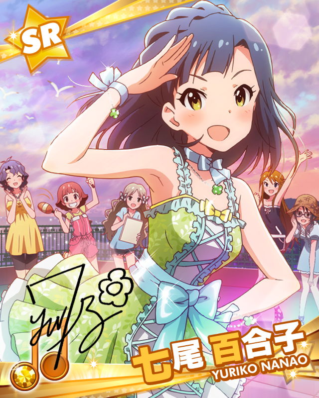 nanao yuriko, toyokawa fuka, tokoro megumi, handa roco, takayama sayoko, and 1 more (idolmaster and 1 more)
