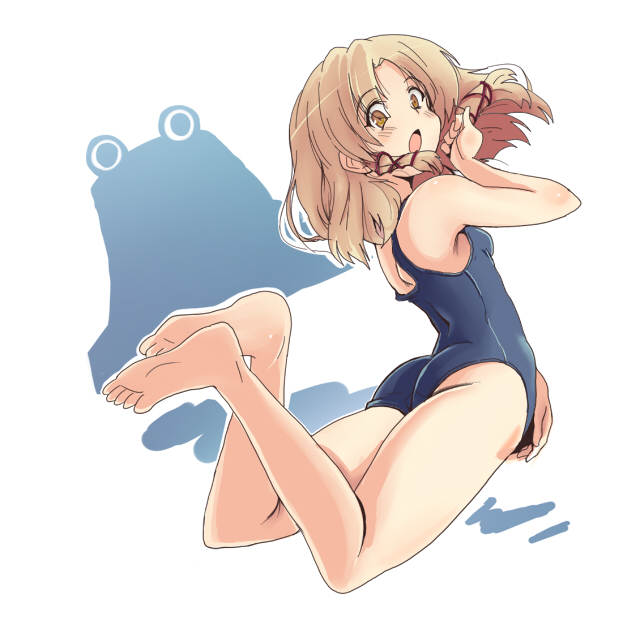 moriya suwako and pyonta (touhou) drawn by kurobuta_(meregear)