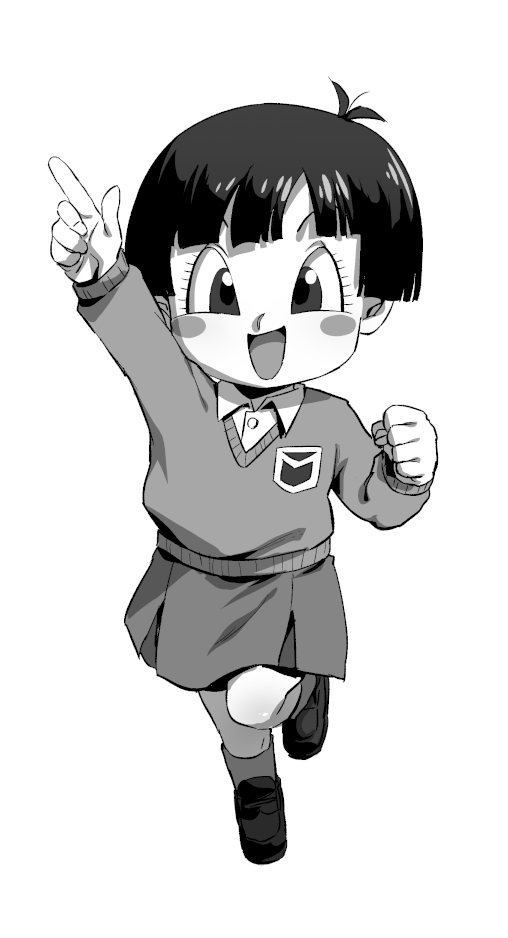 pan (dragon ball and 2 more) drawn by rom_(20)