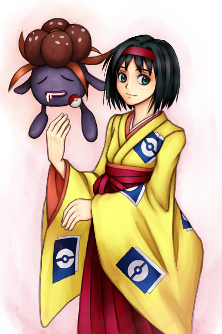 erika and gloom (pokemon and 1 more) drawn by purutoppu_(toranohige)