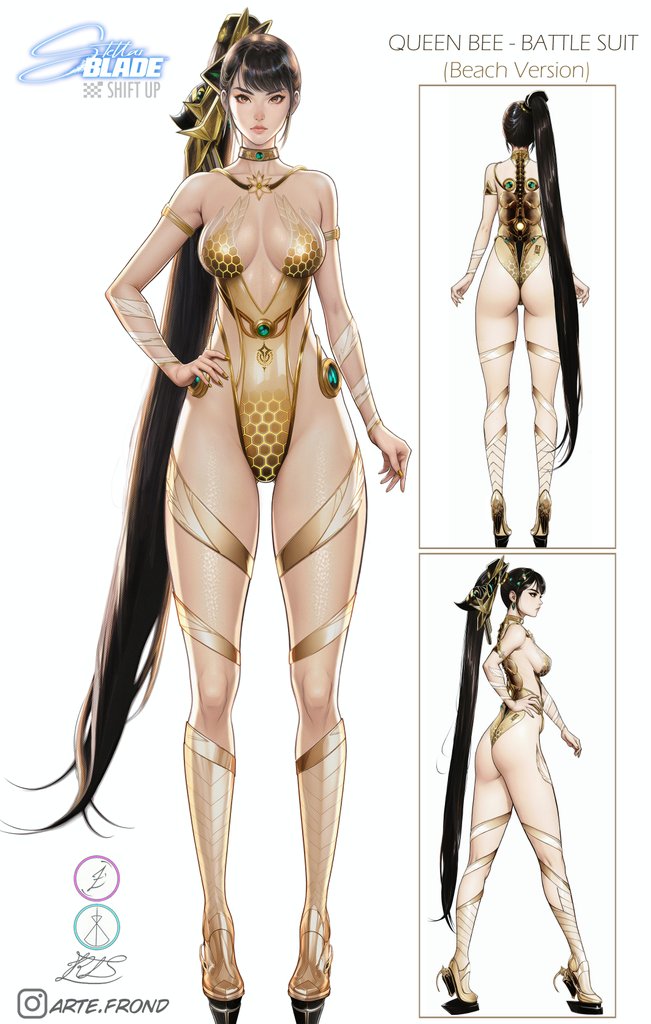 eve (stellar blade) drawn by arte_frond