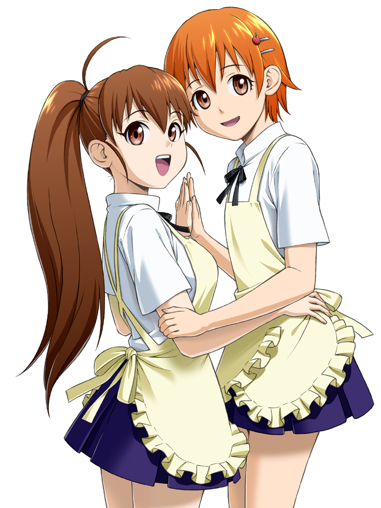 taneshima popura and inami mahiru (working!!) drawn by ichikawa_masahiro