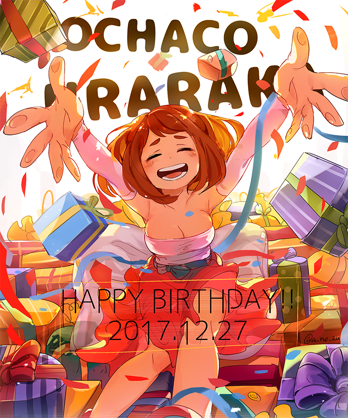 uraraka ochaco (boku no hero academia) drawn by anezu