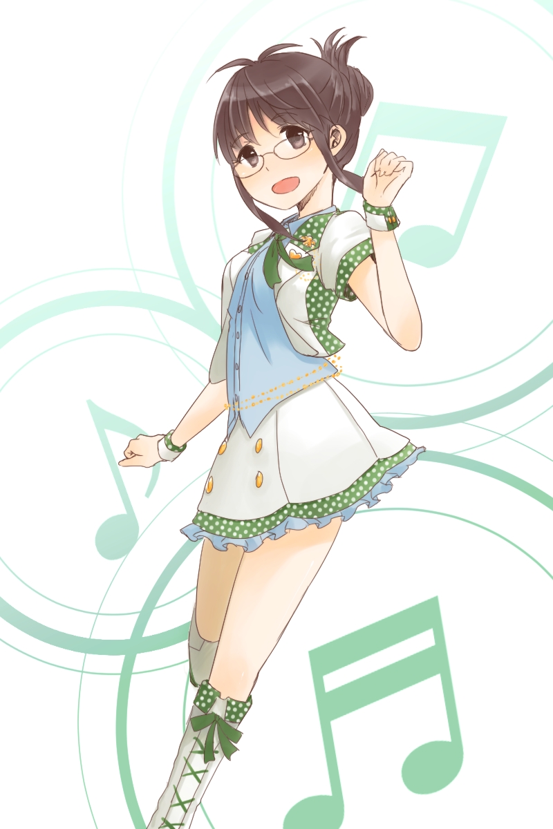 akizuki ritsuko (idolmaster and 1 more) drawn by hatomugi_(mugicha)