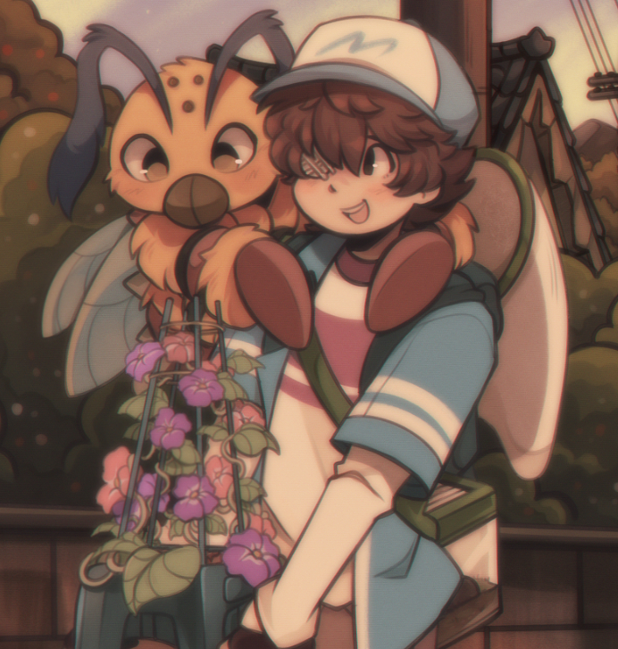 funbeemon (original and 1 more) drawn by sherwind