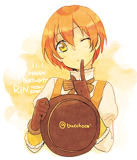 hoshizora rin (love live! and 1 more) drawn by buccho_(bucchoco)