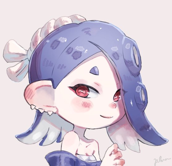 shiver (splatoon and 1 more) drawn by plum0o0