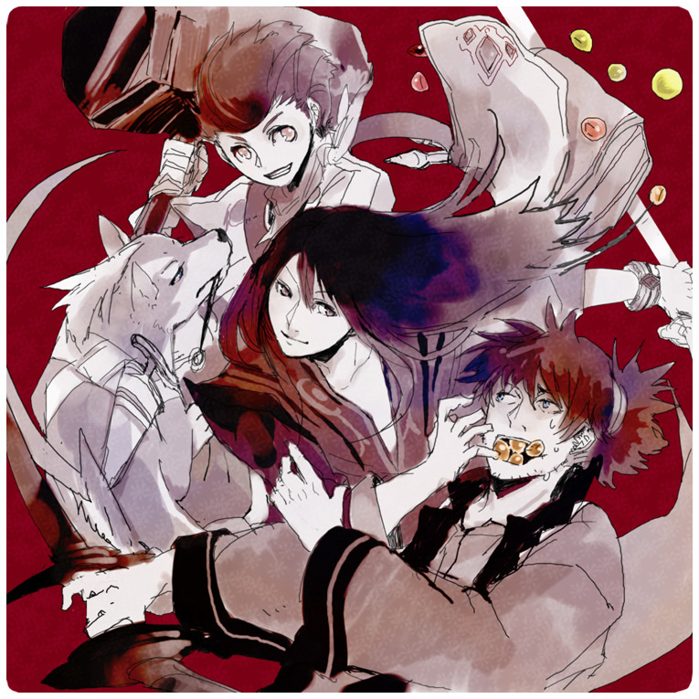 yuri lowell, raven, repede, and karol capel (tales of and 1 more)