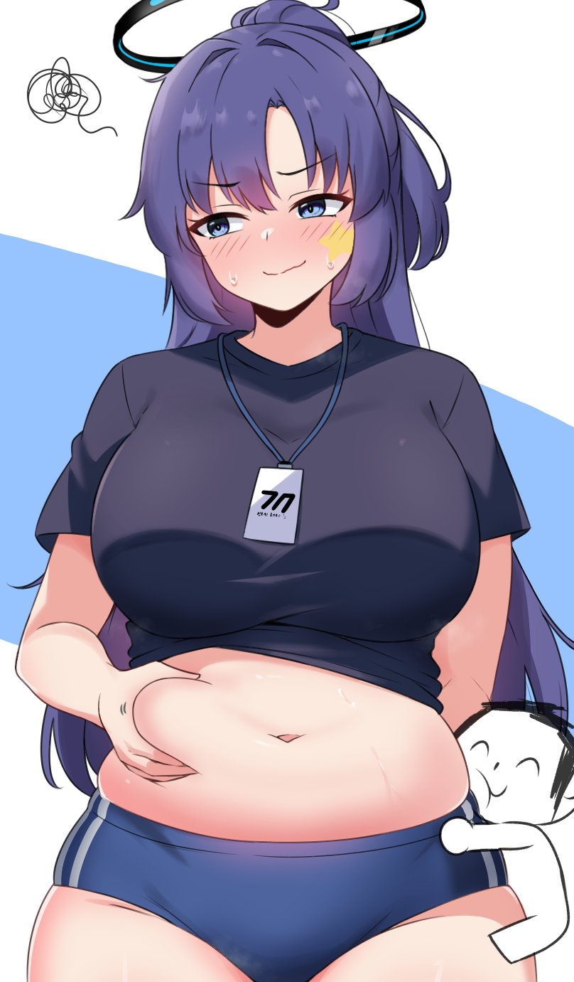 sensei, yuuka, and doodle sensei (blue archive) drawn by amogan