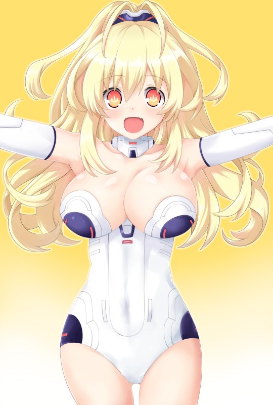 yellow heart (neptune and 1 more) drawn by iwashi_dorobou_-r-