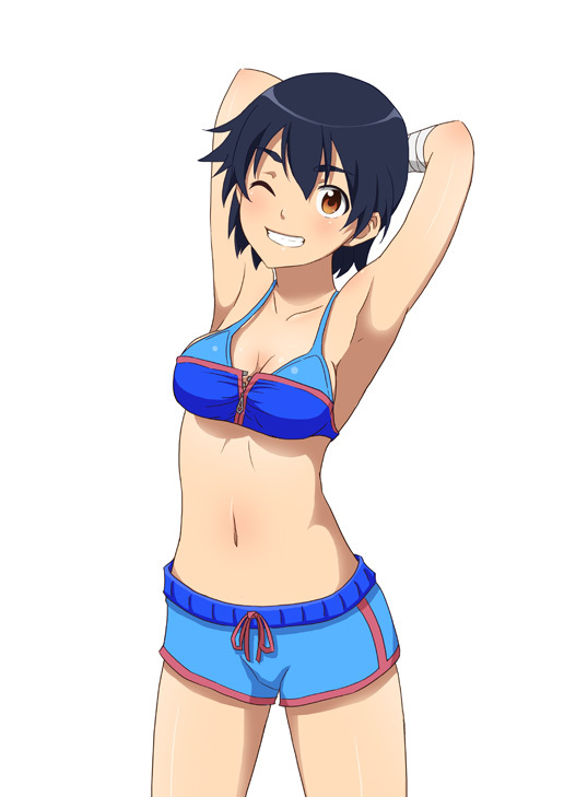 kanbaru suruga (monogatari and 1 more) drawn by murata_isshin
