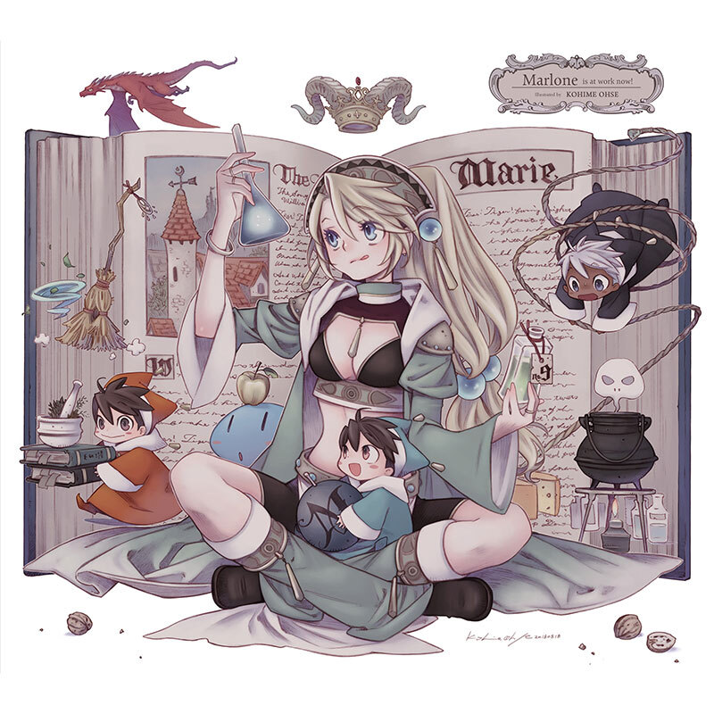 puni, marlone, and fairy (atelier and 1 more) drawn by ohse_kohime