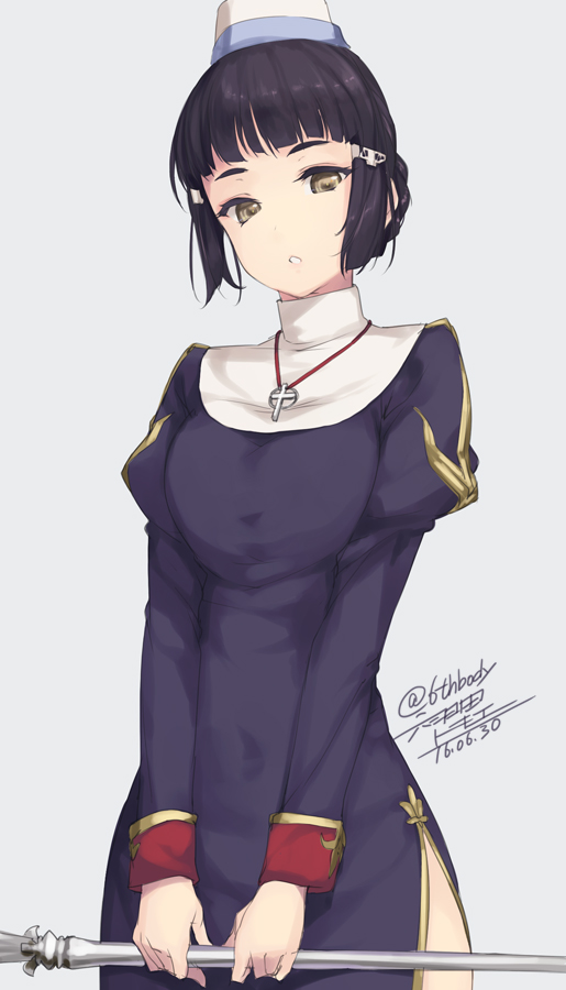 priest and myoukou (kantai collection and 1 more) drawn by rokuwata_tomoe