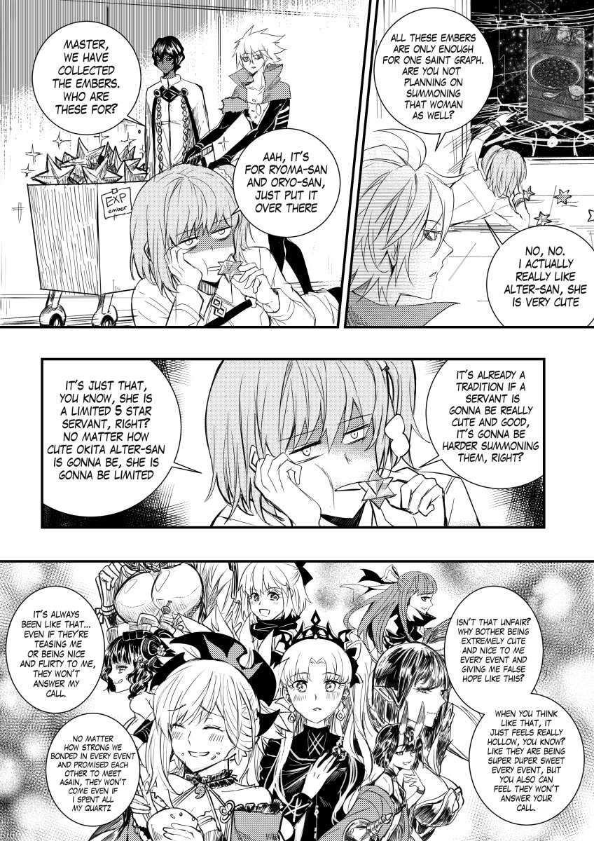 fujimaru ritsuka, okita souji, shuten douji, minamoto no raikou, ereshkigal, and 6 more (fate and 5 more) drawn by sagta_panggang