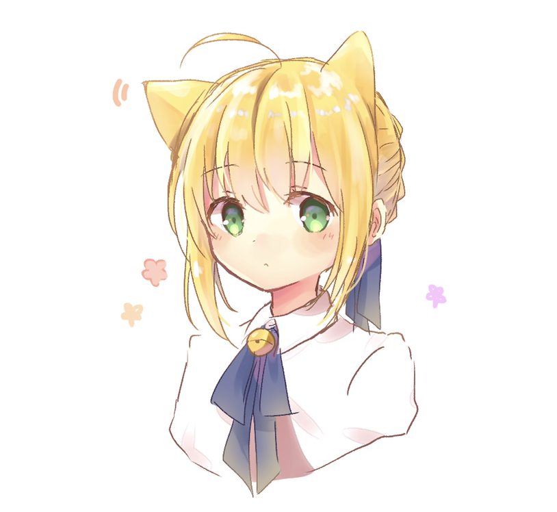 artoria pendragon and saber (fate and 1 more) drawn by himaneko.