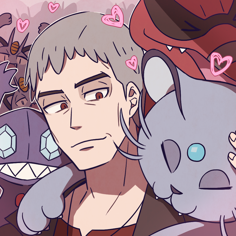 sableye, nanu, alolan meowth, krookodile, and alolan persian (pokemon and 1 more) drawn by ssalbulre