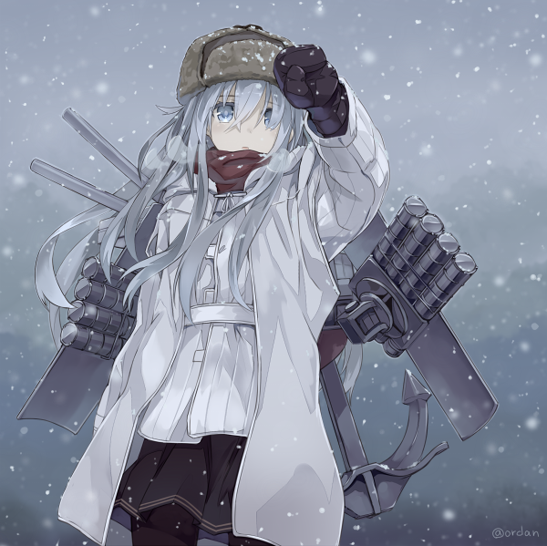 hibiki and verniy (kantai collection) drawn by amagai_tarou