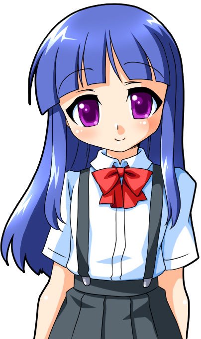 furude rika (higurashi no naku koro ni) drawn by manji_taba
