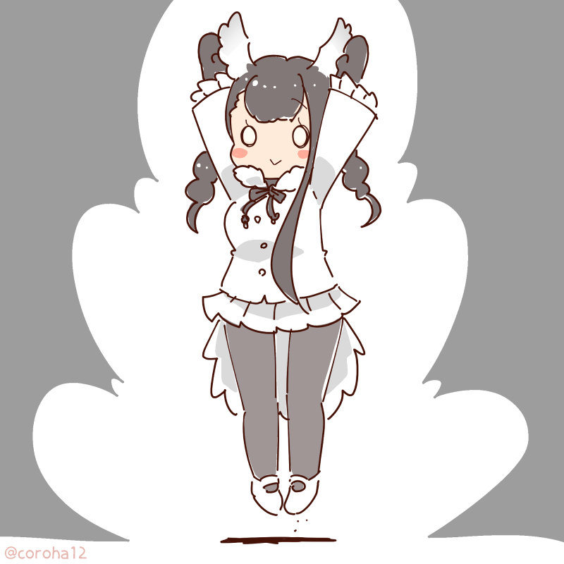 black-headed ibis (kemono friends) drawn by coroha