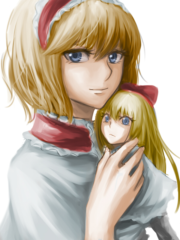 alice margatroid and shanghai doll (touhou) drawn by nip_to_chip
