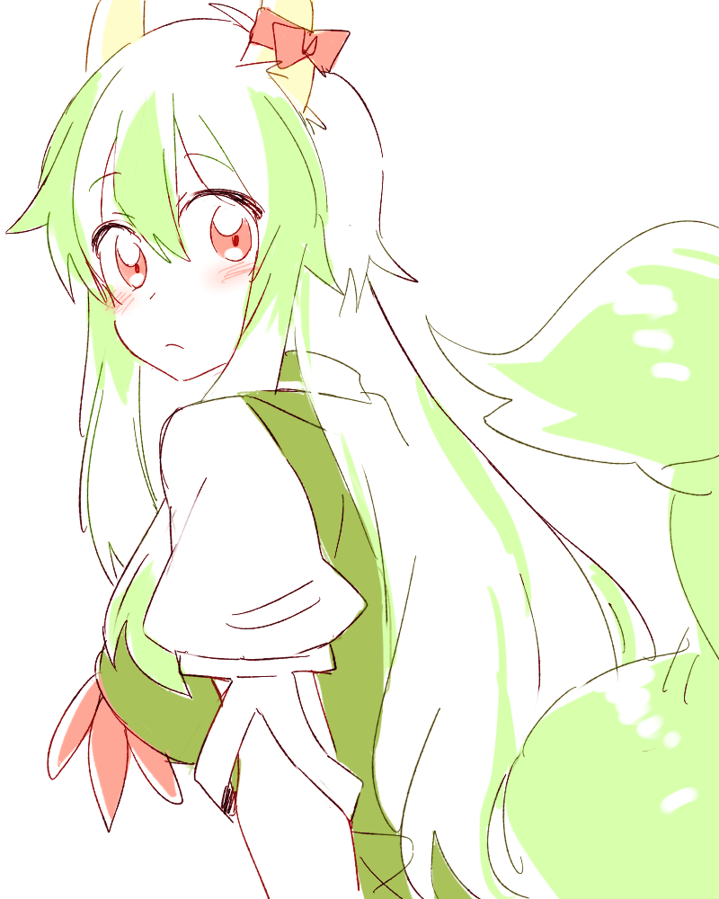 kamishirasawa keine and ex-keine (touhou) drawn by 6_(yuchae)