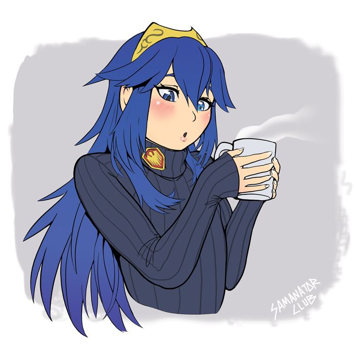 lucina (fire emblem and 1 more) drawn by samanator_club