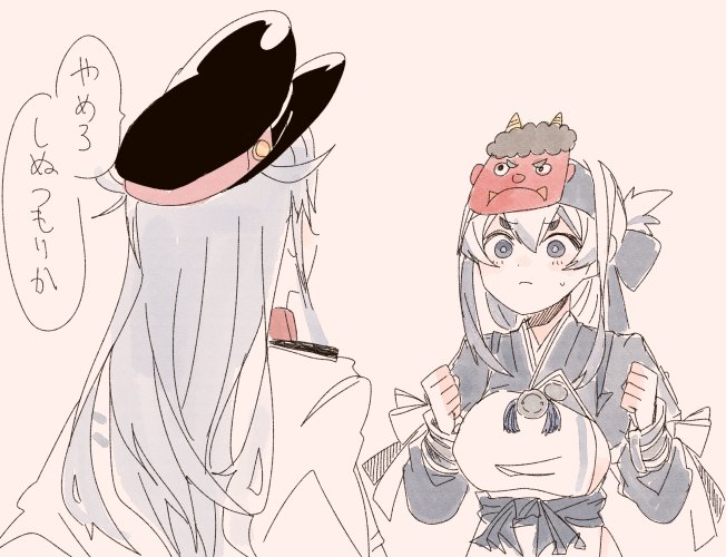gangut, kamoi, and gangut dva (kantai collection) drawn by itomugi-kun