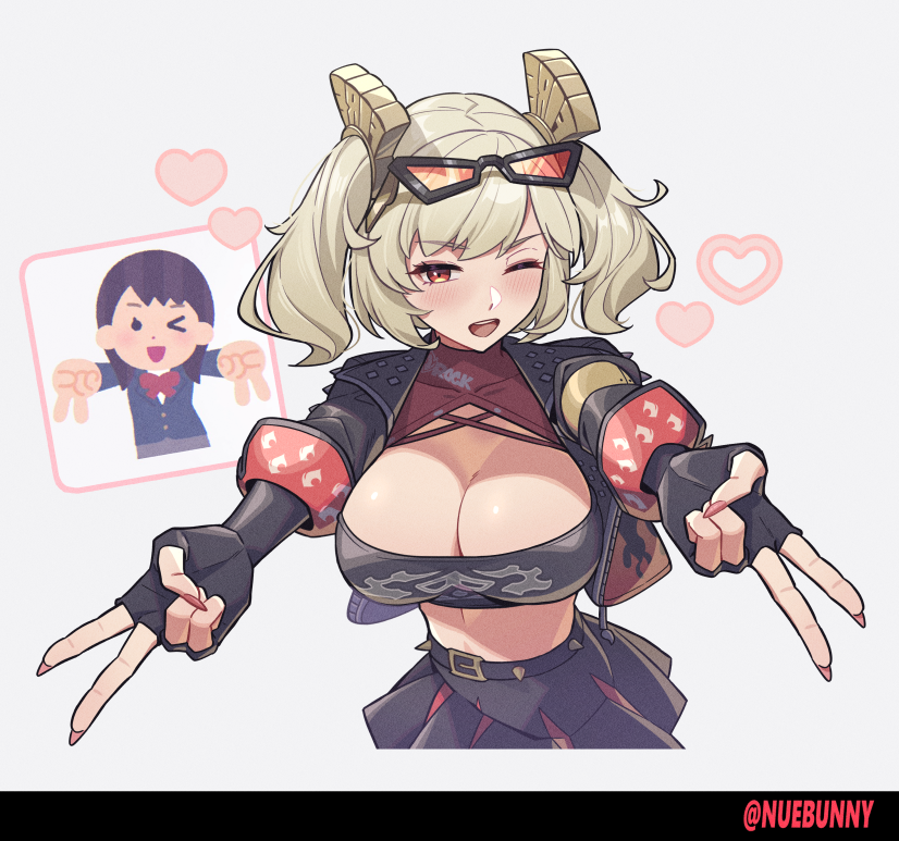 burnice white (zenless zone zero and 1 more) drawn by nuebunny