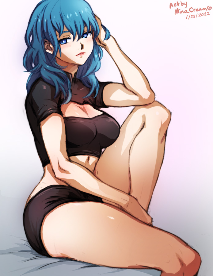 female byleth (fire emblem and 1 more) drawn by mina_cream